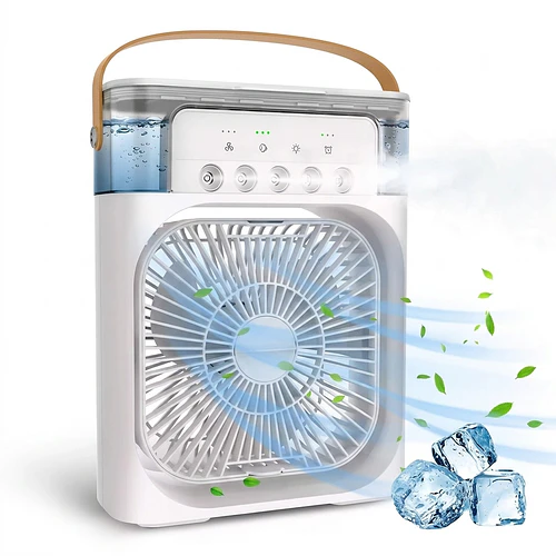 Ventilador de mesa con asa  GAV Humidificador blanco CN 