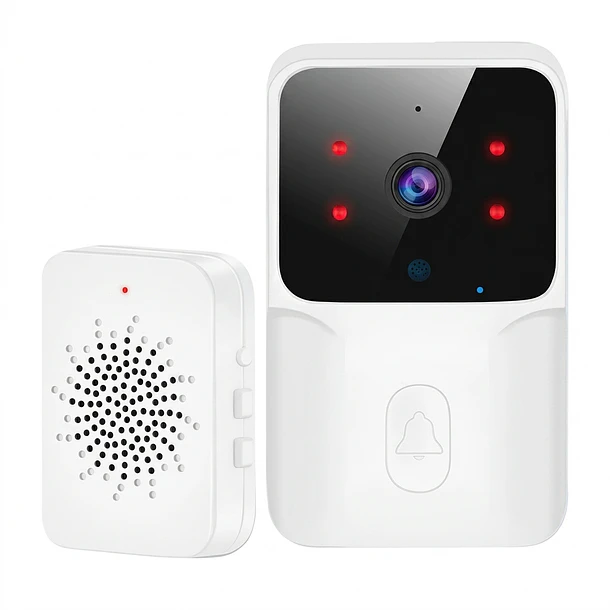 Timbre Puerta Inteligente Inalámbrico Cámara Nocturna Wifi  CN  1