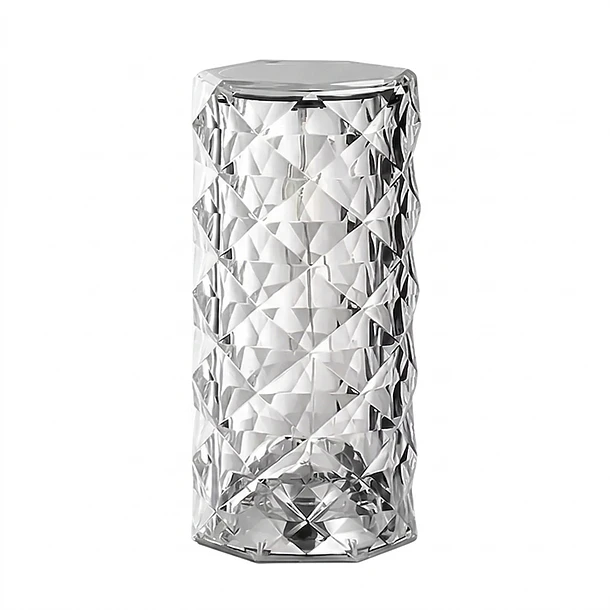 Lámpara De Mesa Rose Diamond Colores Táctil Con Mando 1