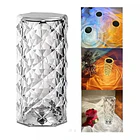 Lámpara De Mesa Rose Diamond Colores Táctil Con Mando 2