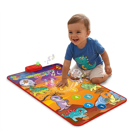 Alfombra Musical Juego Interactivo Toca Y Aprende 100x60 Cm 