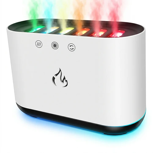 Humidificador Difusor De Aroma Ultrasónico Colores Música