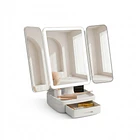 Espejo Maquillaje Plegable Luz Ajustable Fría/cálida 1