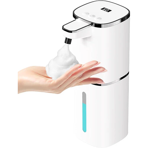 Dispensador De Jabón Automático Con Sensor Recargable USB Tipo C 380ml