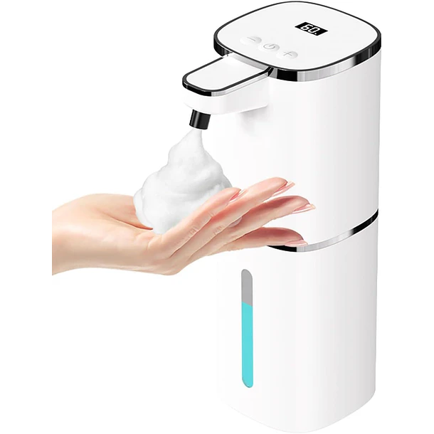 Dispensador De Jabón Automático Con Sensor Recargable USB Tipo C 380ml 1