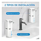 Dispensador De Jabón Automático Con Sensor Recargable USB Tipo C 380ml 3