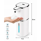 Dispensador De Jabón Automático Con Sensor Recargable USB Tipo C 380ml 5