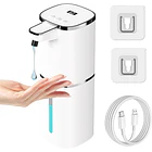 Dispensador De Jabón Automático Con Sensor Recargable USB Tipo C 380ml 7