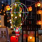 Adorno Navideño Papá Noel En Paracaídas Solar Multicolor  TC 2