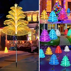 Estaca Solar De Fibra Óptica En Forma De Árbol Navideño tc 1