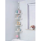 Organizador esquinero ducha baño multiuso 4 pisos ajustable  4