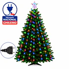 Luces Navideñas Cascada Para Árbol 1.5 Metros Led Multicolor NV 4