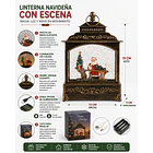 Adorno Farol Navideño Con Luz Y Sonido Estilo Vintage NV 2