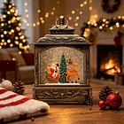 Adorno Farol Navideño Con Luz Y Sonido Estilo Vintage NV 9