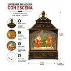 Adorno Farol Navideño Con Luz Y Sonido Estilo Vintage NV 10