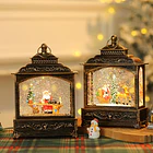 Adorno Farol Navideño Con Luz Y Sonido Estilo Vintage NV 11