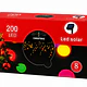 Luces Navideñas Solares Cascadas Exterior 200 Led 6 Metros 8 Funciones NV
