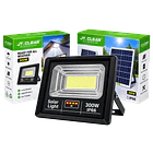 Foco Reflector 300w Exterior + Panel Solar + Control Remoto  MD 1
