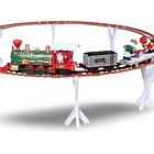Tren Navideño Suspendido Para Árbol 44 Piezas Luz Y Sonido  2