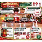 Tren Navideño Suspendido Para Árbol 44 Piezas Luz Y Sonido  4