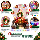 Adorno Navideño Rueda De La Fortuna Musical Con Luces 6