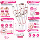 Kit De Depilación Y Rasurado Femenino 4 En 1 Recargable Usb  5