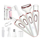 Kit De Depilación Y Rasurado Femenino 4 En 1 Recargable Usb  1