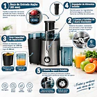 Extractor De Jugos Eléctrico Con Vaso 500ml Depósito 1200ml CH 5