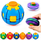 Pelota Antiestrés Fidget Spin Ball Esfera 5d Con Luces TC 1