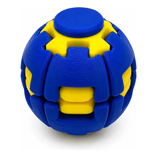Pelota Antiestrés Fidget Spin Ball Esfera 5d Con Luces TC 5