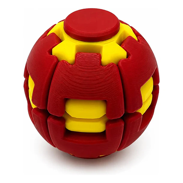 Pelota Antiestrés Fidget Spin Ball Esfera 5d Con Luces TC 6