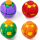 Pelota Antiestrés Fidget Spin Ball Esfera 5d Con Luces TC 9