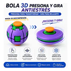 Pelota Antiestrés Fidget Spin Ball Esfera 5d Con Luces TC 10