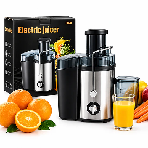 Extractor De Jugos Eléctrico Con Vaso 500ml Depósito 1200ml CH