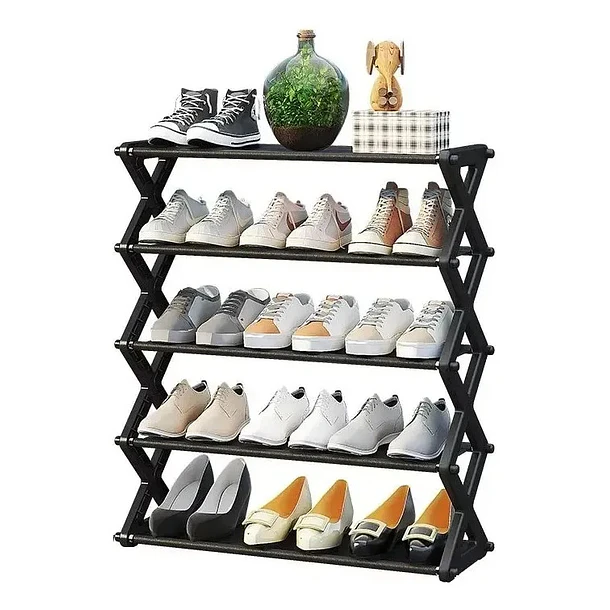 Zapatero Organizador Multinivel De 5 Pisos 42x18.5x64.5 Cm 1