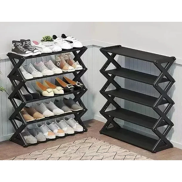 Zapatero Organizador Multinivel De 5 Pisos 42x18.5x64.5 Cm 2