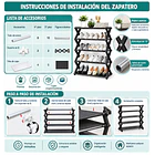 Zapatero Organizador Multinivel De 5 Pisos 42x18.5x64.5 Cm 3