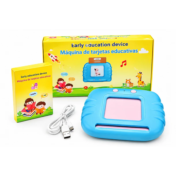 Juego Tarjetas Educativas Bilingüe 112tarjetas 224 Palabras 1