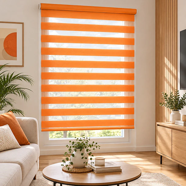 CORTINA ROLLER TIPO ZEBRA PREMIUM - 135x200 CM 16