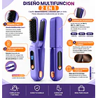 Cepillo Plancha Alisadora 2 En 1 Portátil Recargable Usb CH 5