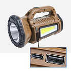 Linterna Reflector Led Solar Multifuncional Recargable Usb 2