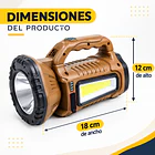 Linterna Reflector Led Solar Multifuncional Recargable Usb 4