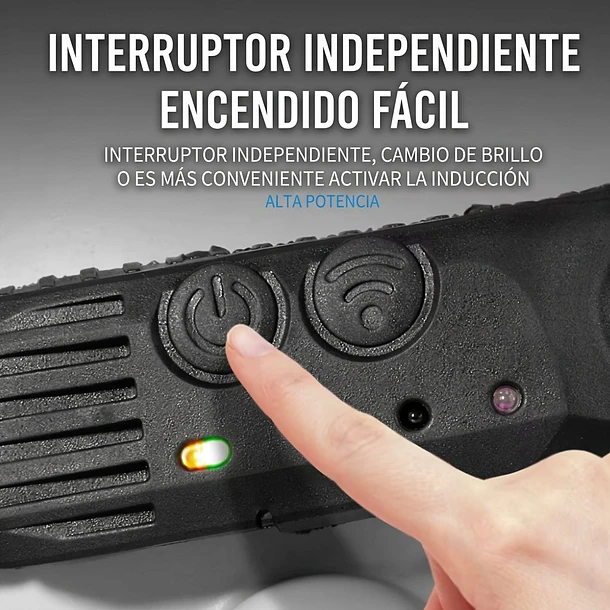 Linterna Frontal LED Recargable con Sensor de Movimiento 8