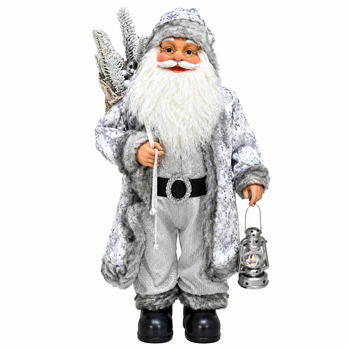 Papa Noel Vestimenta Beige 60 cm Decoración Navidad LC  JPG 413