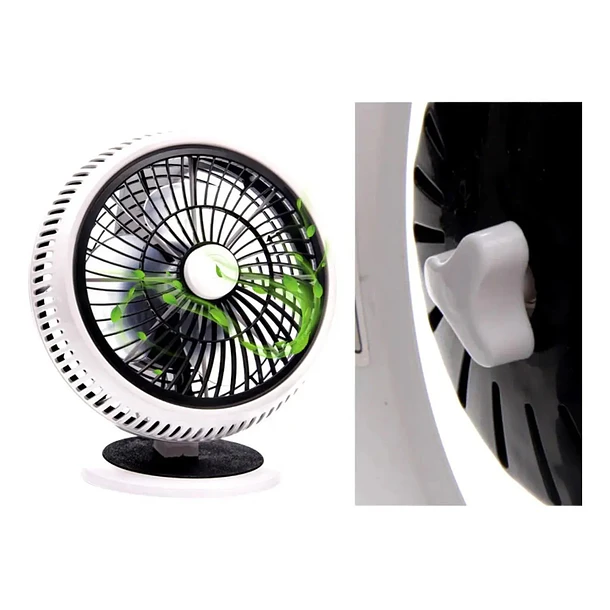 Ventilador Compacto De Mesa Para Hogar Y Oficina 180mm 2