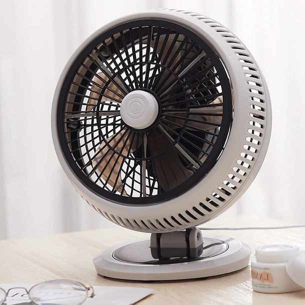 Ventilador Compacto De Mesa Para Hogar Y Oficina 180mm 3