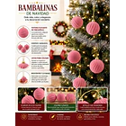 Set X6 Esferas Navideñas De Terciopelo Adornos Árbol Navidad 3