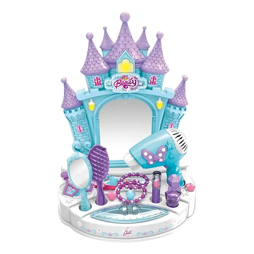 Tocador Castillo de Princesas Beauty Ángel con Luces, Sonido y Accesorios 