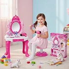 Tocador Princesa Maquillaje Para Niñas De Juguetes 4