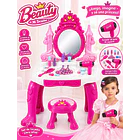 Tocador Princesa Maquillaje Para Niñas De Juguetes 6